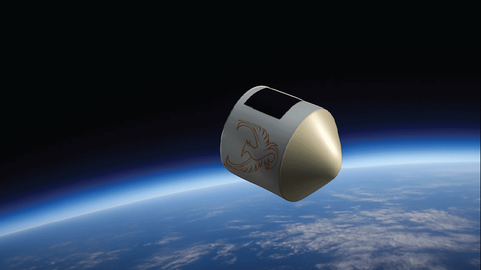 Hermes Spacecraft_Orbit Above Earth