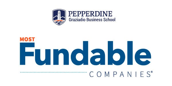 Pepperdine Most Fundable Companies Logo