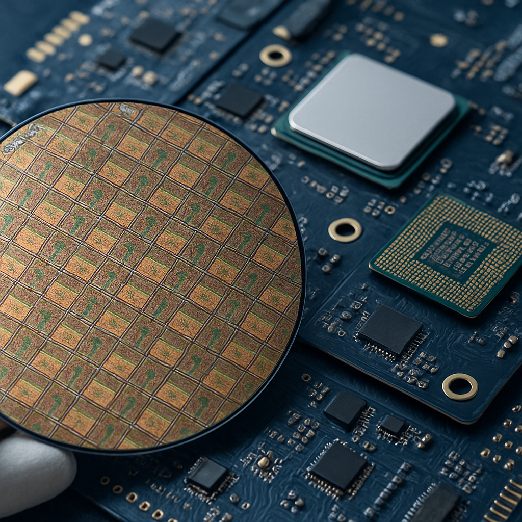 image that representational of semiconductor industry