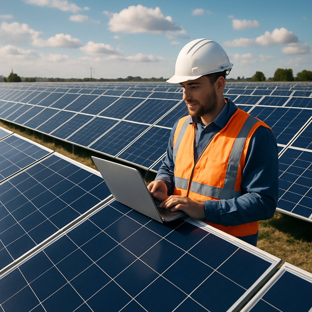 realistic image that represents photovoltaics industry-1